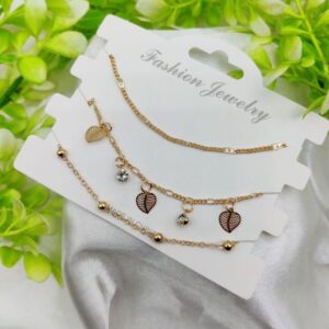 Imported Triple-layered Adjustable Bracelet Set