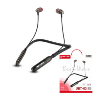 Maxon Ubt-03 Wireless Neckband – Rechargeable Neck Band – Magnetic Buds – 12 Hours Playtime