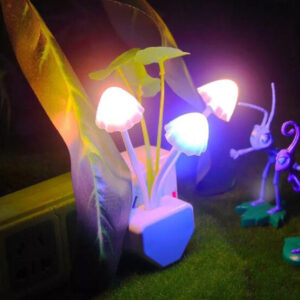 Mushroom Night Light | Led Night Lights | Flower Lamp Bedroom Baby Room Lamps For Family, Friend Or Kids Gifts (random Colors)