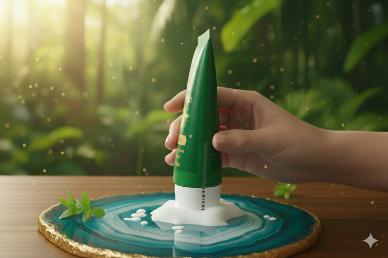 mk glowwash – deep clean + fresh glow face wash mk glowwash – deep clean + fresh glow face wash