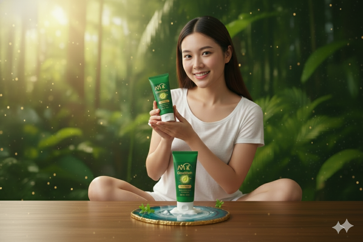 mk glowwash – deep clean + fresh glow face wash mk glowwash – deep clean + fresh glow face wash